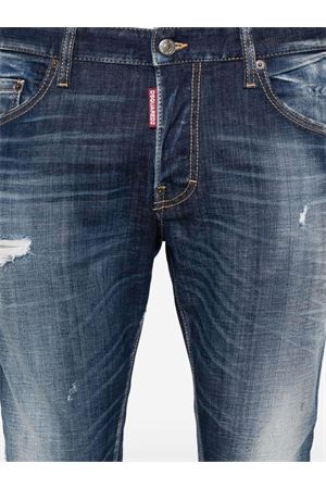 Jeans blu in misto cotone DSQUARED | S74LB1574S30342470