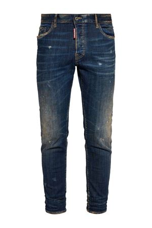 Jeans skinny Skater in denim di cotone DSQUARED | S74LB1594S30664470