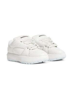 White calf leather sneakers DSQUARED | SNM039335605520M2712