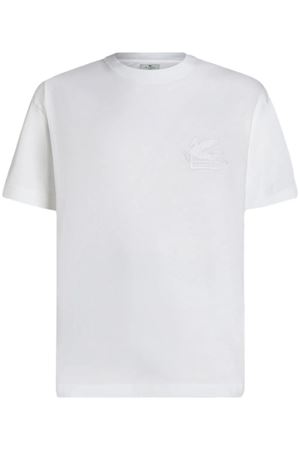 T-shirt in cotone bianco ETRO | MRMA0007AR233W0800