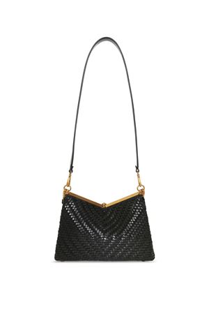 Black leather Vela shoulder bag ETRO | WP1B0002AE225N0000