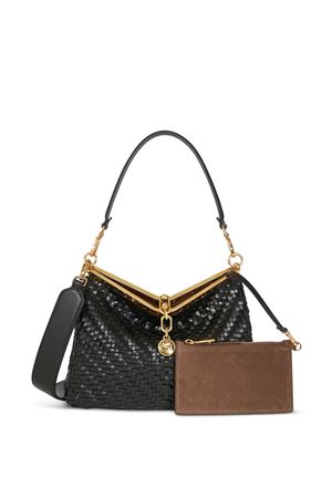 Black leather Vela shoulder bag ETRO | WP1B0002AE225N0000