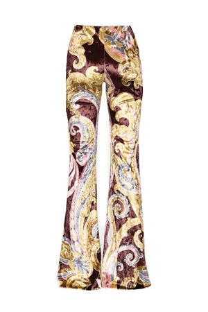 Multicolour velvet printed trousers ETRO | WREA002699IAS22X0826