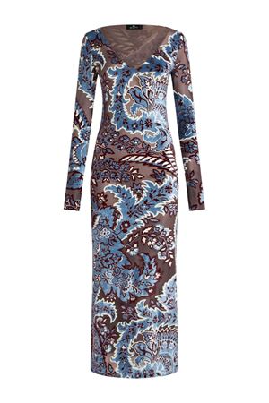 Abito In Tulle Jacquard Di Velluto ETRO | WRHA019999JJD03S9880