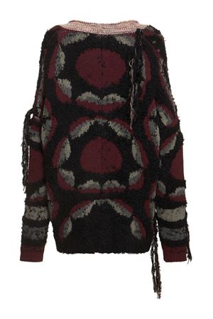 Black and multicolour wool blend cardigan ETRO | WRKE0195AQ045S9001