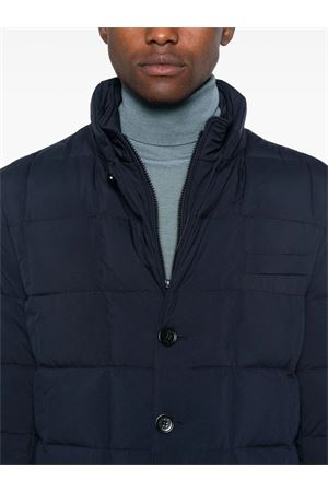 Blue quilted puffer jacket FAY | NAM45490210PGQU807