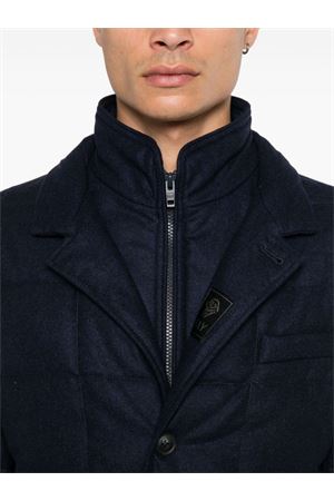 Navy blue virgin wool double-front jacket FAY | NAM45490210WGZU604