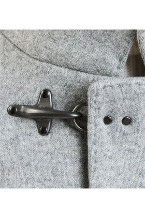 Light grey yarn-dyed wool blend fabric coat FAY | NAM5449025JVJBB201