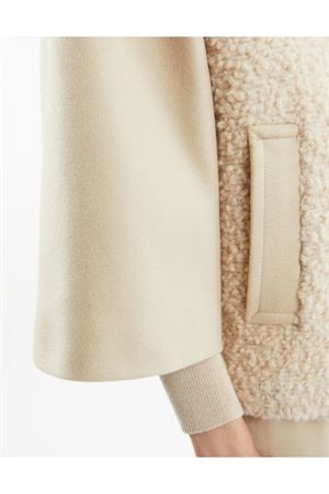 Giacca bouclé in misto lana vergine beige FAY | NAW12493140SGLB013