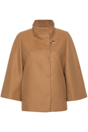 Cappotto in feltro beige FAY | NAW12494490SGLC806