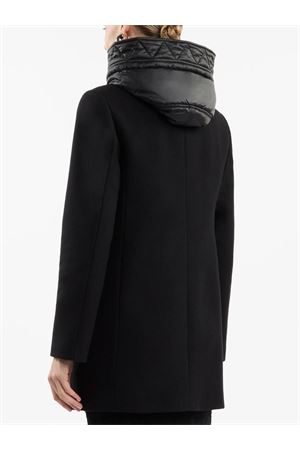 Toggle Coat in Panno Misto Lana Nero FAY | NAW59493430SGLB999