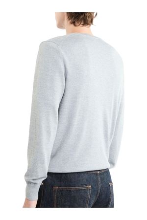 Pull in maglia di lana merino grigia FAY | NMMC1492420CQTB201