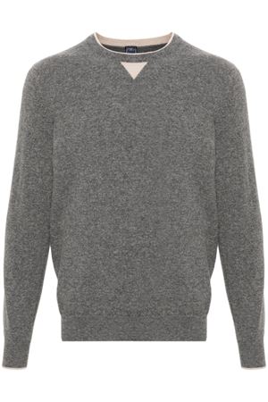 Maglione misto lana vergine grigio FEDELI | 4UI062690006