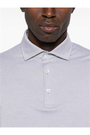 Light grey Zero polo shirt FEDELI | 7UI0052739