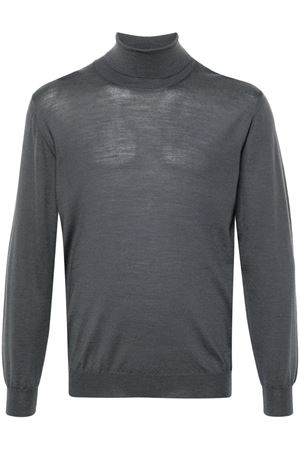 Maglione Derby in lana vergine grigio FEDELI | 7UI0701339