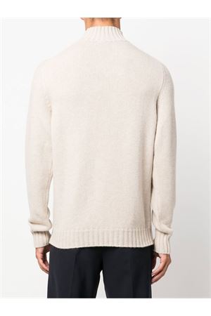 Light beige cashmere-virgin wool blend jumper FEDELI | 7UI081352