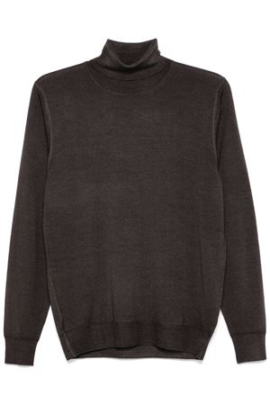 Brown merino wool sweater FEDELI | 7UIF71515