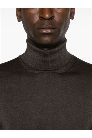 Brown merino wool sweater FEDELI | 7UIF71515