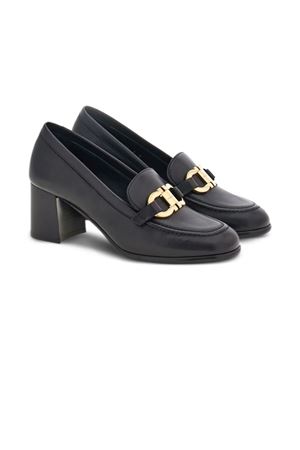 Black calf leather loafer pumps FERRAGAMO | 0771964NERO