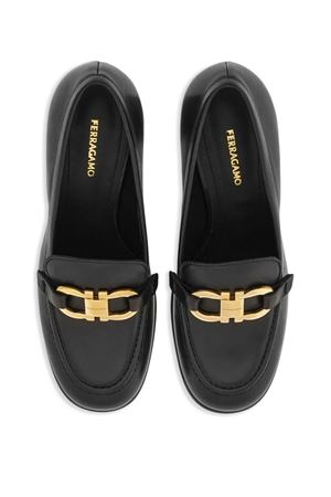 Black calf leather loafer pumps FERRAGAMO | 0771964NERO