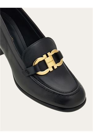 Black calf leather loafer pumps FERRAGAMO | 0771964NERO