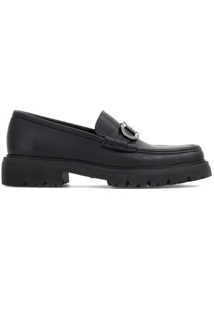 Black calf leather loafers FERRAGAMO | 0773850NERO