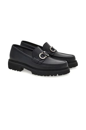 Black calf leather loafers FERRAGAMO | 0773850NERO