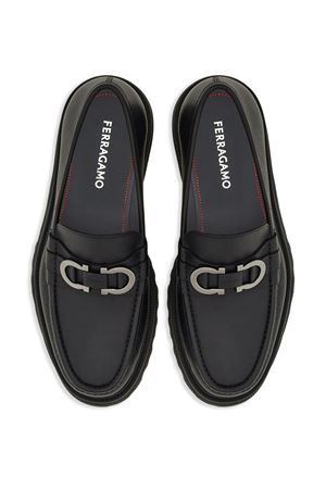 Black calf leather loafers FERRAGAMO | 0773850NERO