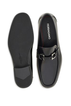 Mocassino in vitello spazzolato nero FERRAGAMO | 0774495NERO