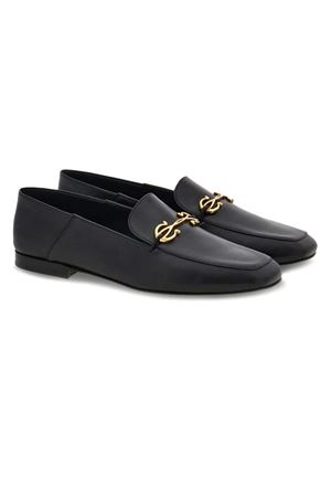 Black calf leather loafers FERRAGAMO | 0774973NERO