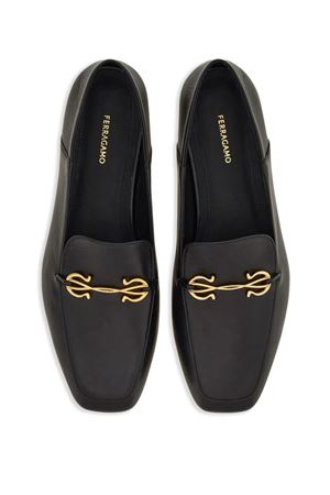 Black calf leather loafers FERRAGAMO | 0774973NERO