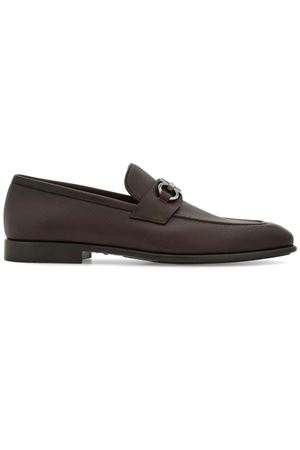 Brown calf leather loafers FERRAGAMO | 0775115TMORO