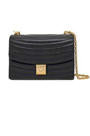 Quilted shoulder bag (M) FERRAGAMO | 0776511NERO