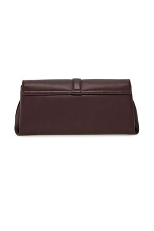 Borsa a spalla in pelle bordeaux (M) FERRAGAMO | 0777232OXBLOOD