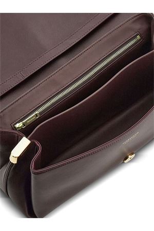 Bordeaux front flap soulder bag (M) FERRAGAMO | 0777232OXBLOOD