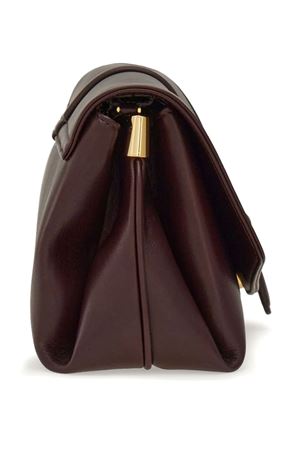 Borsa a spalla in pelle bordeaux (M) FERRAGAMO | 0777232OXBLOOD