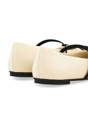 New Vara plate bicolor ballet flat FERRAGAMO | 0777437NERO