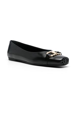 Black calf leather ballet flats FERRAGAMO | 0778167NERO