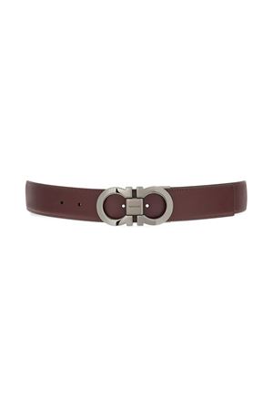 Reversible and adjustable Gancini belt FERRAGAMO | 0778226CORDOVANTMORO