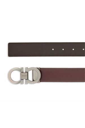 Reversible and adjustable Gancini belt FERRAGAMO | 0778226CORDOVANTMORO