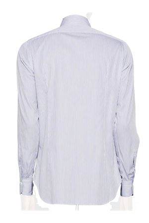 White and blue cotton shirt FINAMORE | A407304