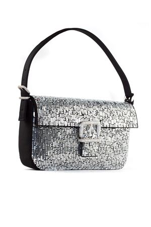 Silver sequin Habibi bag GEDEBE | HABIBISILVER