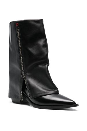 Black Tex 38 55mm boots HALMANERA | TEX38NERO