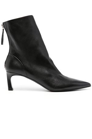 Vale26 black calf leather ankle boots HALMANERA | VALE26NERO