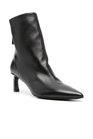 Vale26 black calf leather ankle boots HALMANERA | VALE26NERO