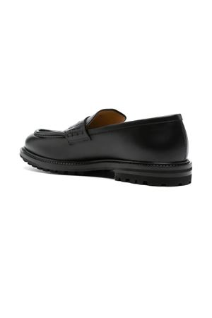 Black calf leather loafers HENDERSON | 83409P0NERO