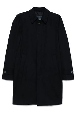 Navy Blue Cashmere Coat HERNO | CA000190U380209290