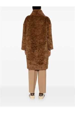 Tobacco Brown Faux-Fur Coat HERNO | GC000456D124218030