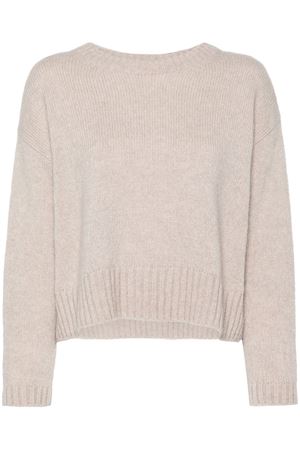 Light Grey Alpaca Wool-Blend Sweater HERNO | MG000153D702441985