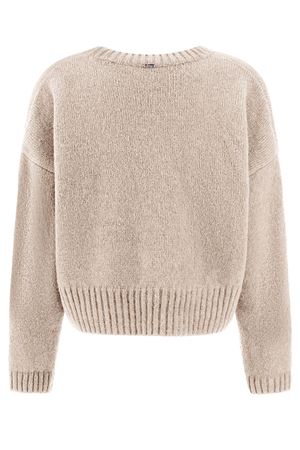 Light Grey Alpaca Wool-Blend Sweater HERNO | MG000153D702441985